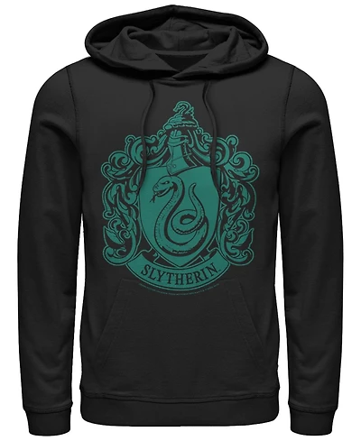 Men's Deathly Hallows 2 Simple Slytherin Fleece Hoodie