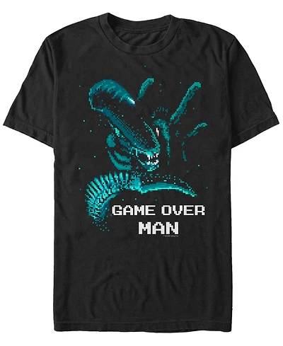 Men's Aliens Alien Pixel Short Sleeve T-shirt