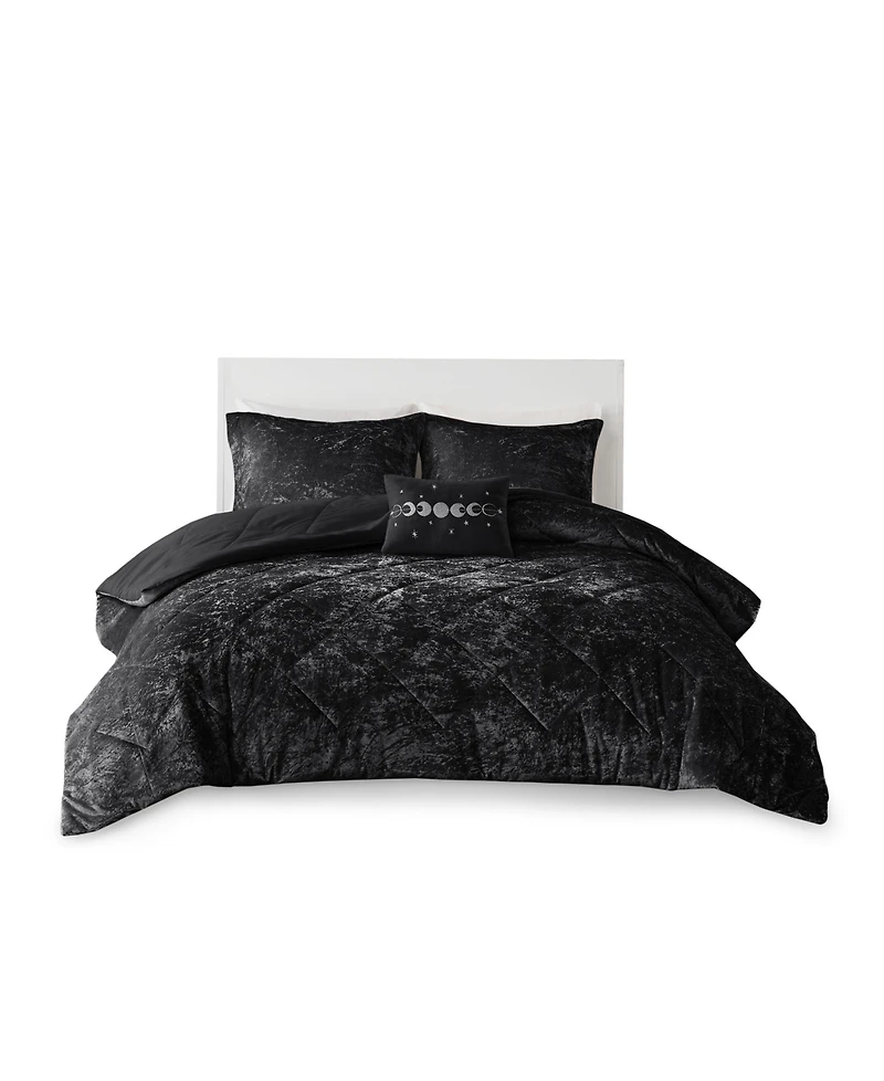 Intelligent Design Felicia Velvet -Pc. Comforter Set