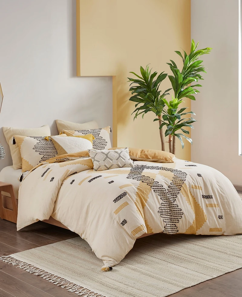 Ink+Ivy Arizona Cotton 3-Pc. Duvet Cover Set, King/California King