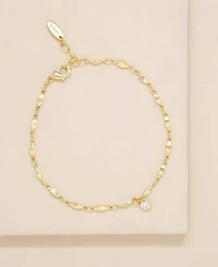 Ettika Simple Gold Plated Chain Anklet