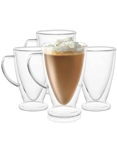 JoyJolt Declan Irish Coffee Double Wall Insulated Mugs