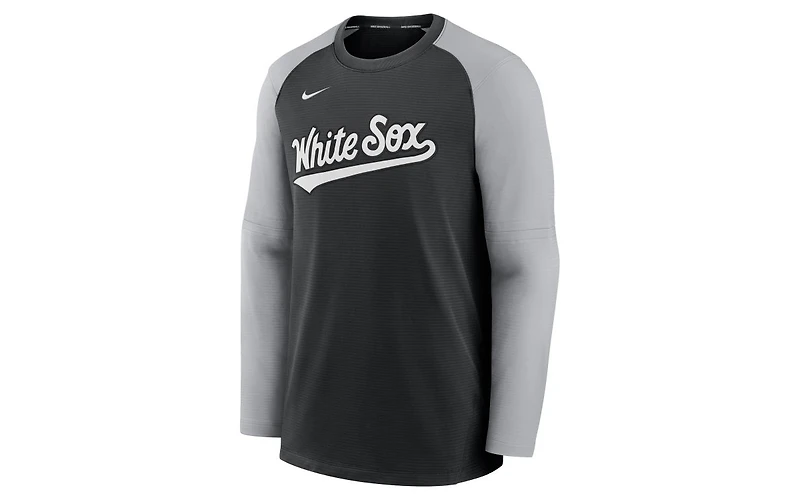 Nike Men's Chicago White Sox Authentic Collection Pre-Game Crew Sweatshirt