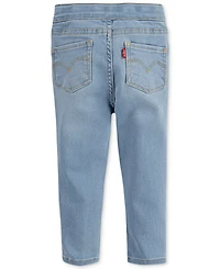 Baby Girls Pull On Denim Jeggings