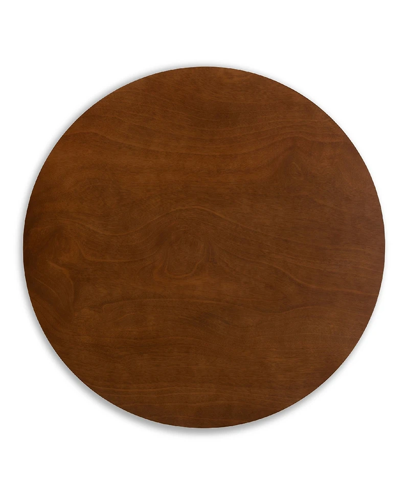 Eiko Mid-Century Modern Transitional Fabric Upholstered 5 Piece Dining Set