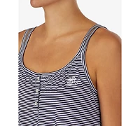 Lauren Ralph Cotton Knit Double-Strap Nightgown