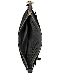 Michael Kors Jet Set Charm Leather Small North South Flat Crossbody Bag