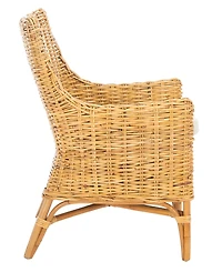 Cristen Rattan Accent Chair with Cushion