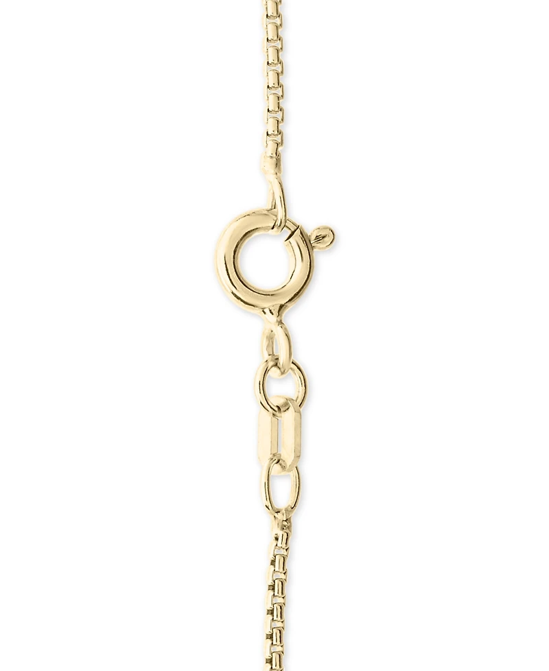 Men's Diamond Hamsa Hand 22" Pendant Necklace (1/4 ct. t.w.) 14k Gold-Plated Sterling Silver or