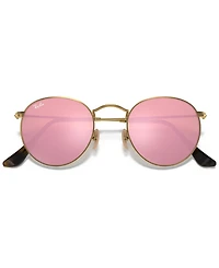 Ray-Ban Sunglasses, RB3447N Round Flat Lenses