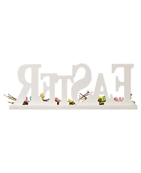 Glitzhome 16''L Wooden "Easter" Table Decor