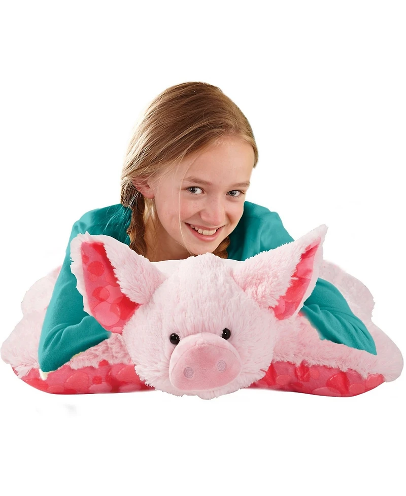Pillow Pets Sweet Scented Bubble Gum Pig Stuffed Animal Plush Toy