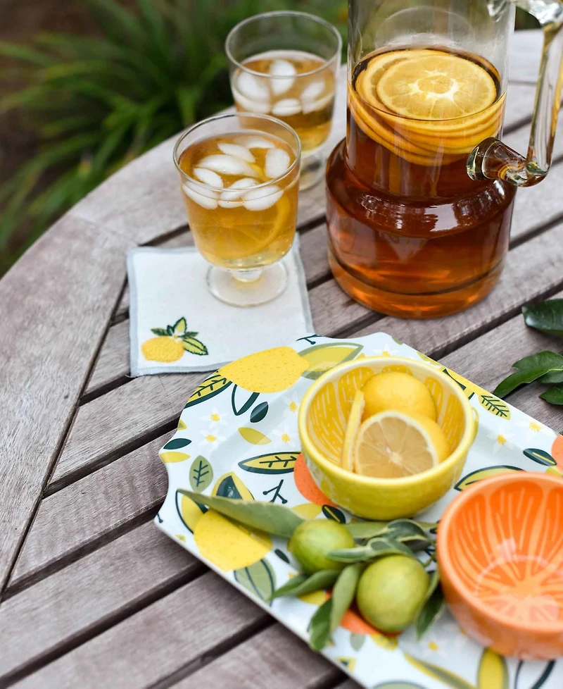 Coton Colors by Laura Johnson Citrus Traditional Tray