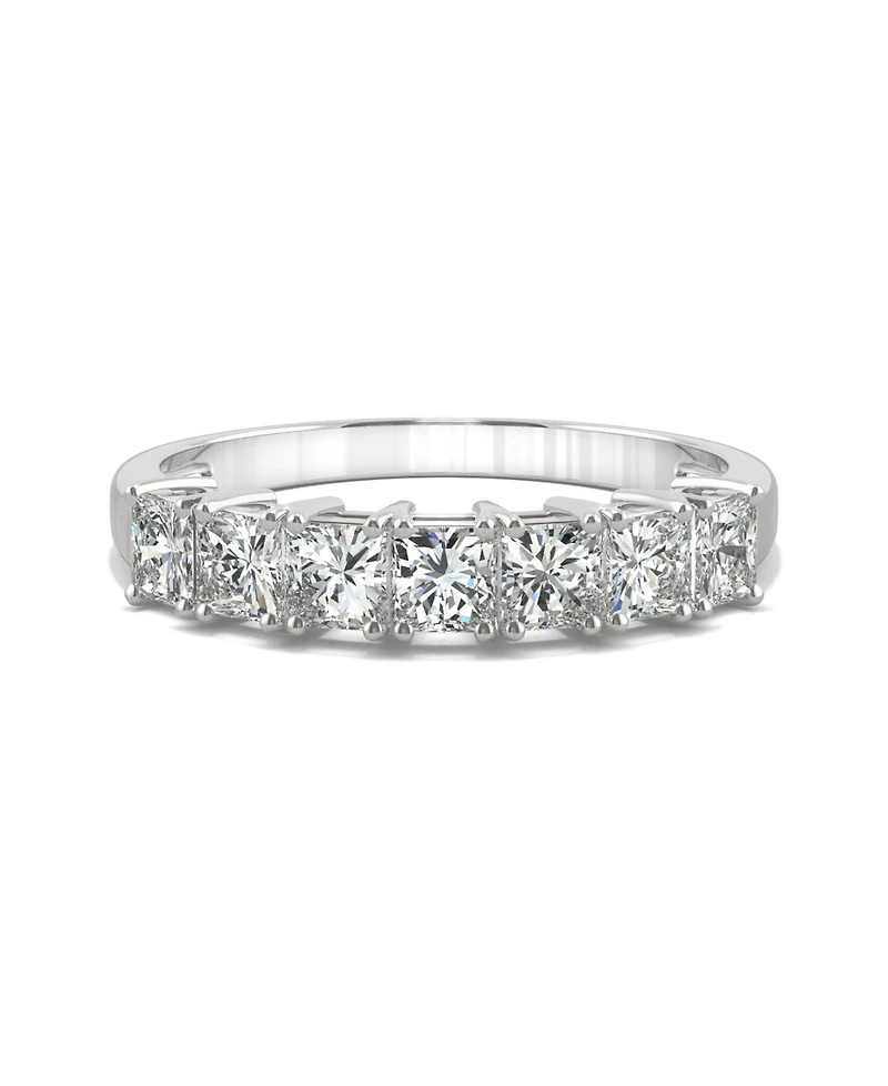 Moissanite Square Anniversary Band 1-1/4 ct. t.w. Diamond Equivalent in 14k White Gold