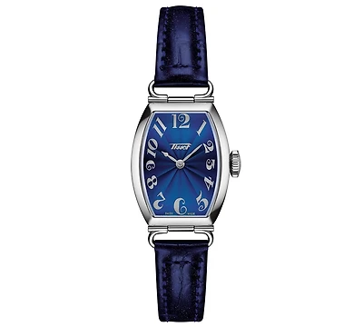 Tissot Women's Swiss Heritage Porto Leather Strap Watch 22x30mm