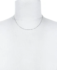 16" Mirror Link Chain (1-1/2mm) in 14K White or Rose Gold