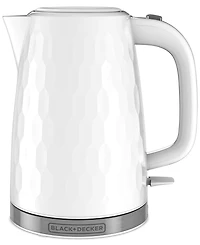 Black & Decker Honeycomb Collection 1.7-Liter Rapid Boil Electric Cordless Kettle