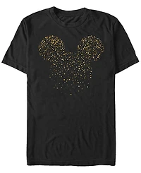Fifth Sun Men's Mickey Confetti Fill Short Sleeve Crew T-shirt