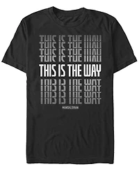 Fifth Sun Men's Stacked Way Short Sleeve Crew T-shirt