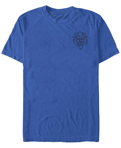 Fifth Sun Men's Beast Line Short Sleeve Crew T-shirt