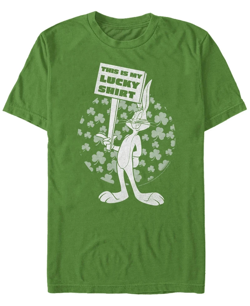 Fifth Sun Men's Lucky Bunny Short Sleeve Crew T-shirt