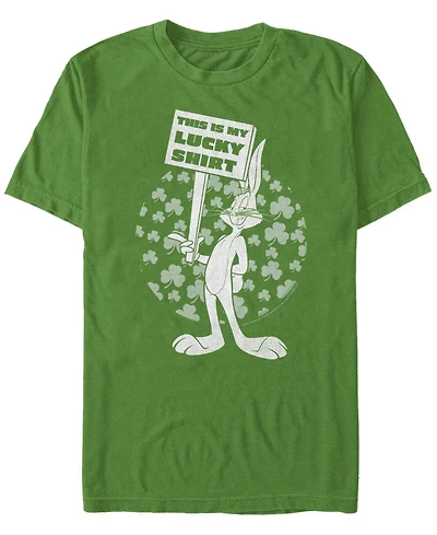 Fifth Sun Men's Lucky Bunny Short Sleeve Crew T-shirt