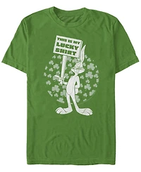 Fifth Sun Men's Lucky Bunny Short Sleeve Crew T-shirt