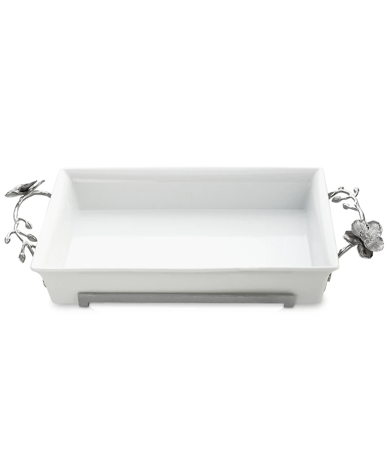 Michael Aram Serveware White Orchid Casserole Dish
