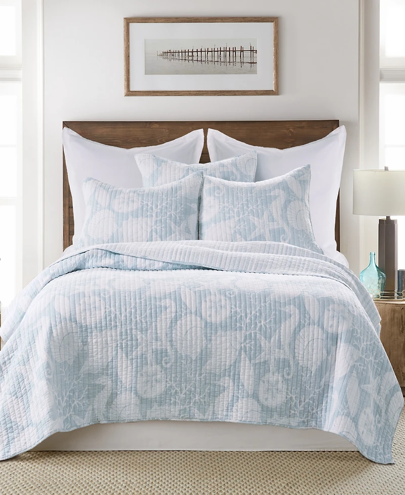 Levtex Stillwater Coastal Shore 3-Pc. Quilt Set