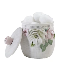 Avanti Spring Garden Peony Resin Covered Jar
