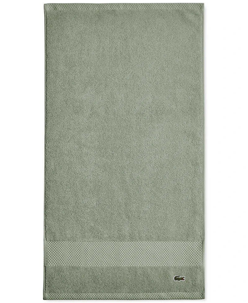 Lacoste Home Heritage Anti-Microbial Supima Cotton Hand Towel, 16" x 30"