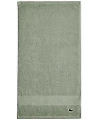 Lacoste Home Heritage Anti-Microbial Supima Cotton Hand Towel, 16" x 30"