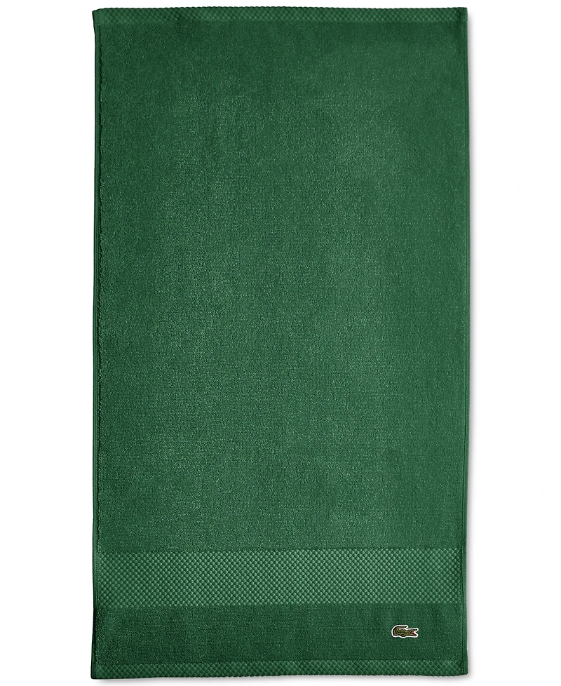 Lacoste Home Heritage Anti-Microbial Supima Cotton Hand Towel, 16" x 30"