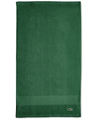 Lacoste Home Heritage Anti-Microbial Supima Cotton Hand Towel, 16" x 30"
