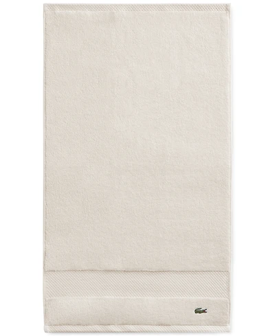 Lacoste Home Heritage Anti-Microbial Supima Cotton Hand Towel, 16" x 30"