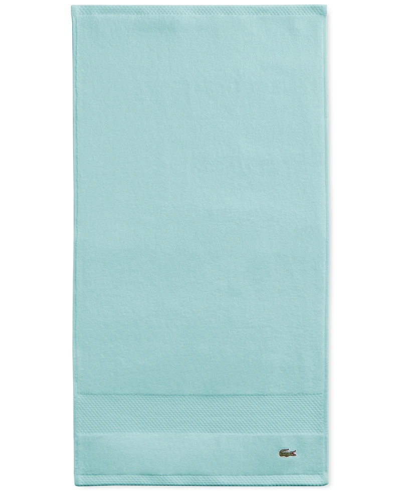 Lacoste Home Heritage Anti-Microbial Supima Cotton Hand Towel, 16" x 30"