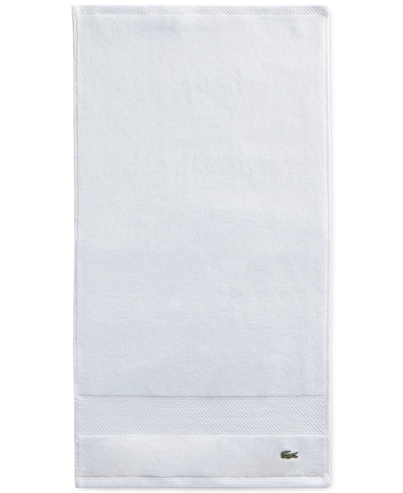 Lacoste Home Heritage Anti-Microbial Supima Cotton Hand Towel, 16" x 30"