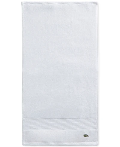 Lacoste Home Heritage Anti-Microbial Supima Cotton Hand Towel, 16" x 30"