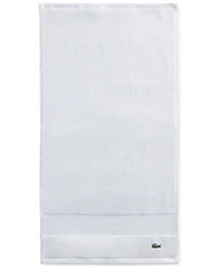 Lacoste Home Heritage Anti-Microbial Supima Cotton Hand Towel, 16" x 30"