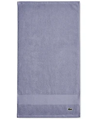 Lacoste Home Heritage Anti-Microbial Supima Cotton Hand Towel, 16" x 30"