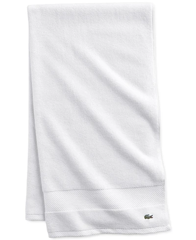 Lacoste Home Heritage Anti-Microbial Supima Cotton Bath Sheet, 35" x 70"