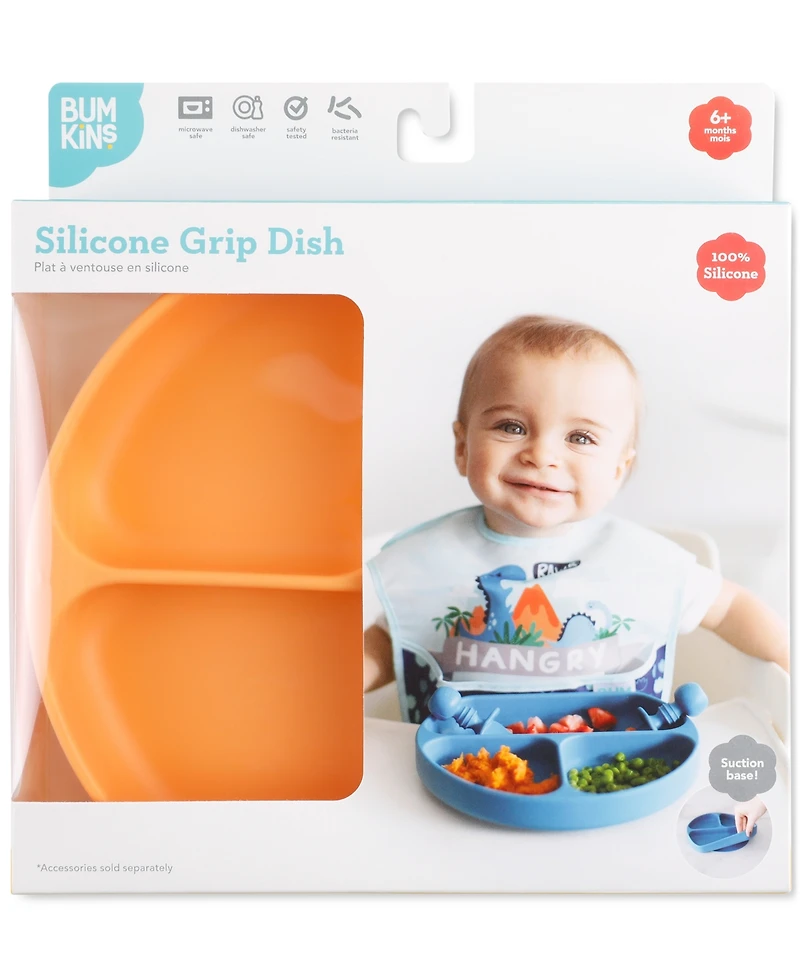 Bumkins Baby Boys or Girls Grip Self-Serve Dish