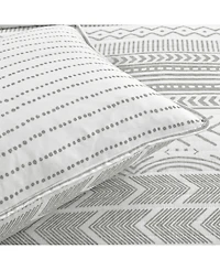 Lush Decor Hygge Geo 3 Piece Quilt Set, King