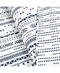 Lush Decor Hygge Stripe 3 Piece Quilt Set, Full/Queen