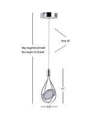 Orion Adjustable Modern Integrated 1-Light Cluster Led Metal Pendant