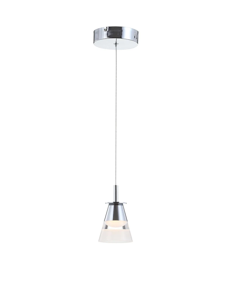 Alain 1-Light Adjustable Metal Integrated Led Pendant