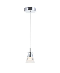 Alain 1-Light Adjustable Metal Integrated Led Pendant