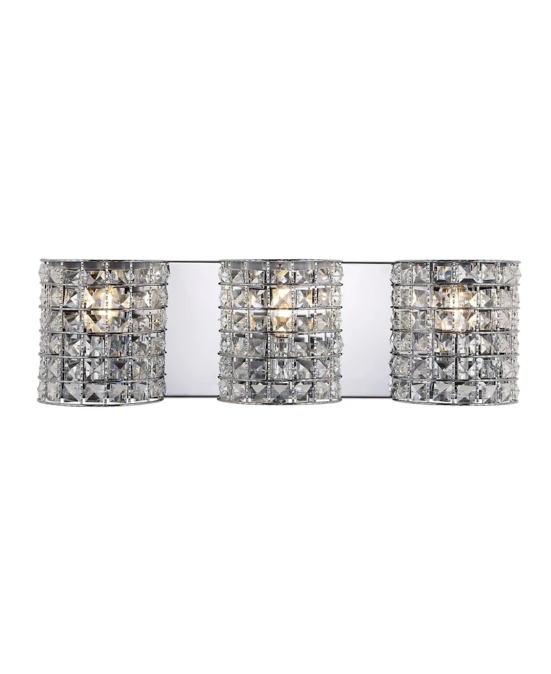 Clara Deco 3-Light Classic Glam Led Vanity Light