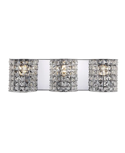 Clara Deco 3-Light Classic Glam Led Vanity Light
