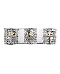 Clara Deco 3-Light Classic Glam Led Vanity Light